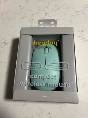 heyday Mint Green Compact Wireless Mouse